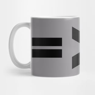 = is > division Mug